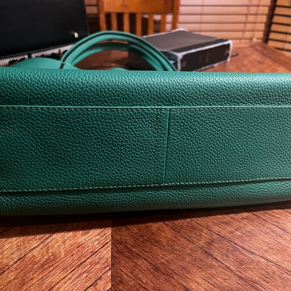 Botkier Green Pebbled Leather Tote - Picture 5 of 5